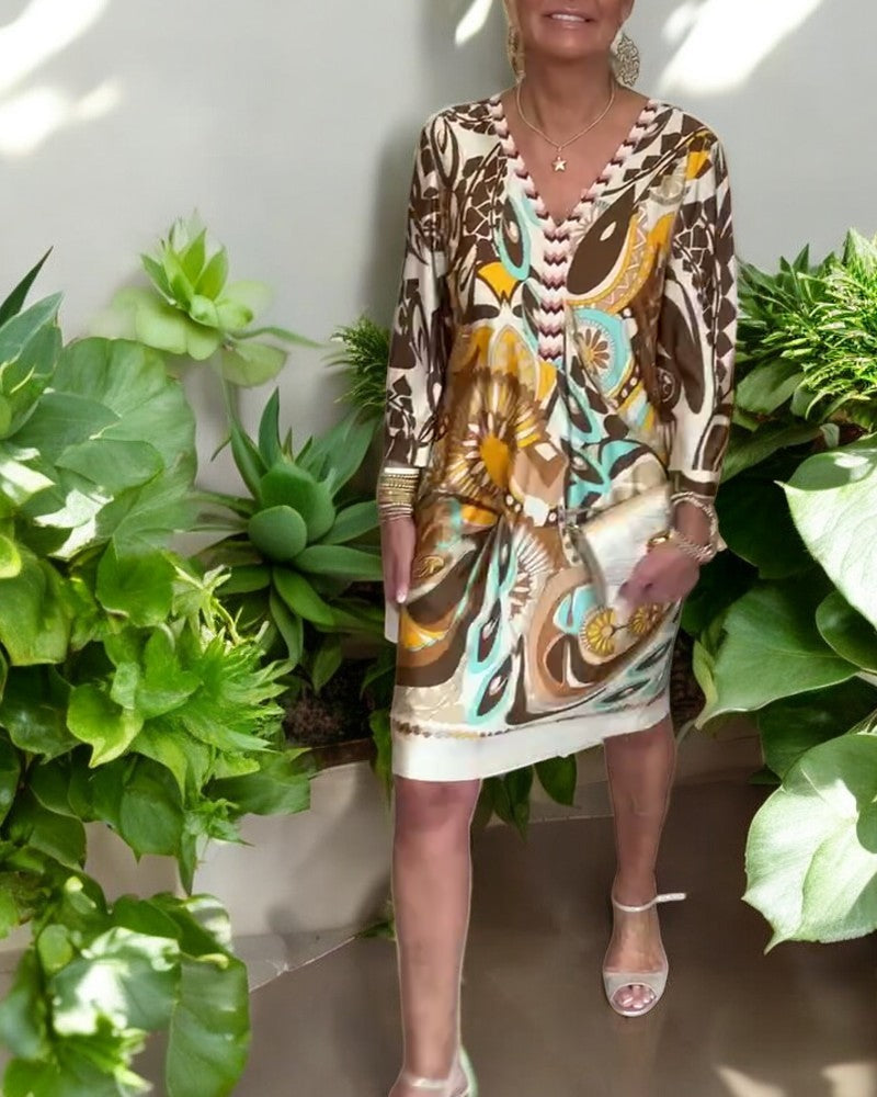 Mariane™ | Vintage Print Dress